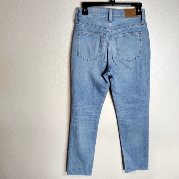 Madewell The Perfect Vintage Jean in Coney Wash: Destroyed Edition sz 25 - Picture 7 of 9